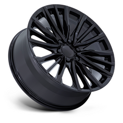 Performance Replicas PR223 Gloss Black 24-Inch Wheel, 6x5.5 Bolt Pattern, +28 Offset