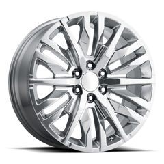 Performance Replicas PR198P 22-Inch Polished Wheel, 6x5.5 Bolt Pattern, 28mm Offset