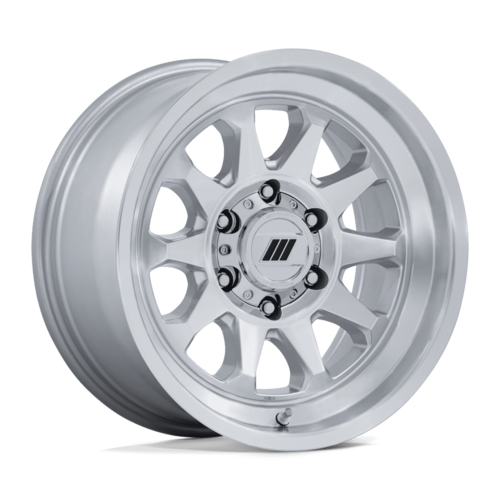 Pro Comp Alloys PA203 Beacon 17x8 6x5.5 +20 Gray Silver Machined Face Wheel