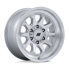 Pro Comp Alloys PA203 Beacon 17x8 6x5.5 +20 Gray Silver Machined Face Wheel