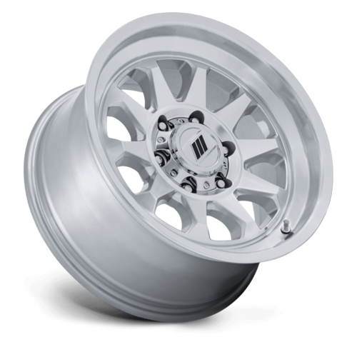 Pro Comp Alloys PA203 Beacon 17x8 6x5.5 +20 Gray Silver Machined Face Wheel