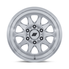 Pro Comp Alloys PA203 Beacon 17x8 6x5.5 +20 Gray Silver Machined Face Wheel