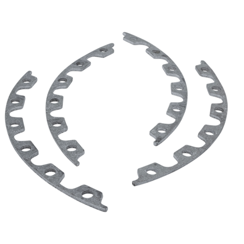 Gorilla Automotive R17C410H24QPK4 17-Inch Black Ring Lug Nut and Wheel Spacer Kit