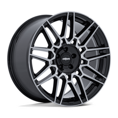 Rotiform RC215 TDX 20x9 Inch Gloss Black Double Dark Tint Alloy Wheel with 5x112 Bolt Pattern and +45 Offset